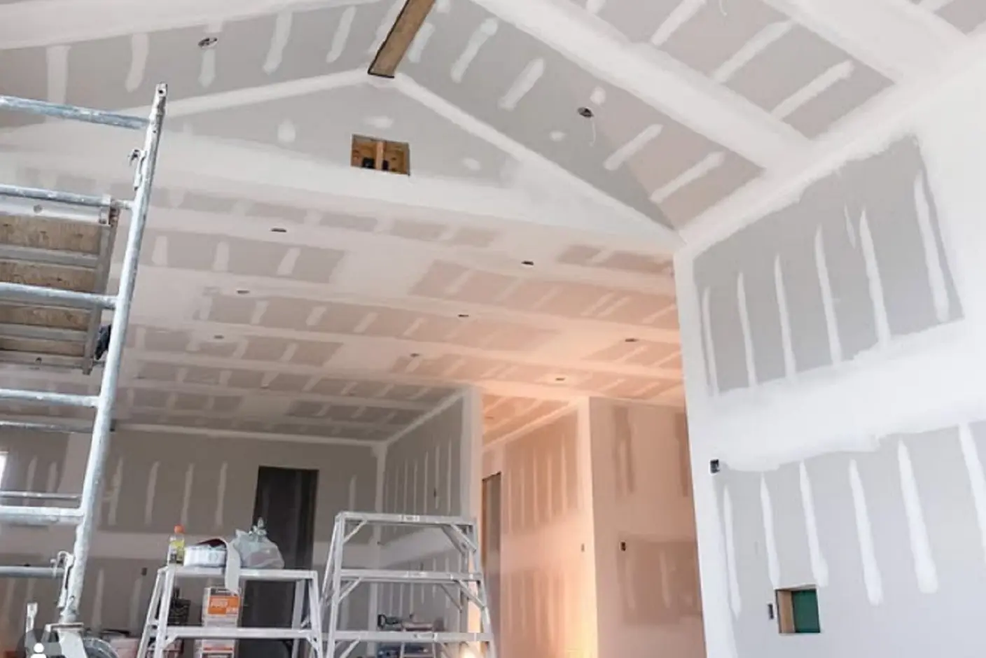 Tapping and mudding compound finish for Drywall estimate