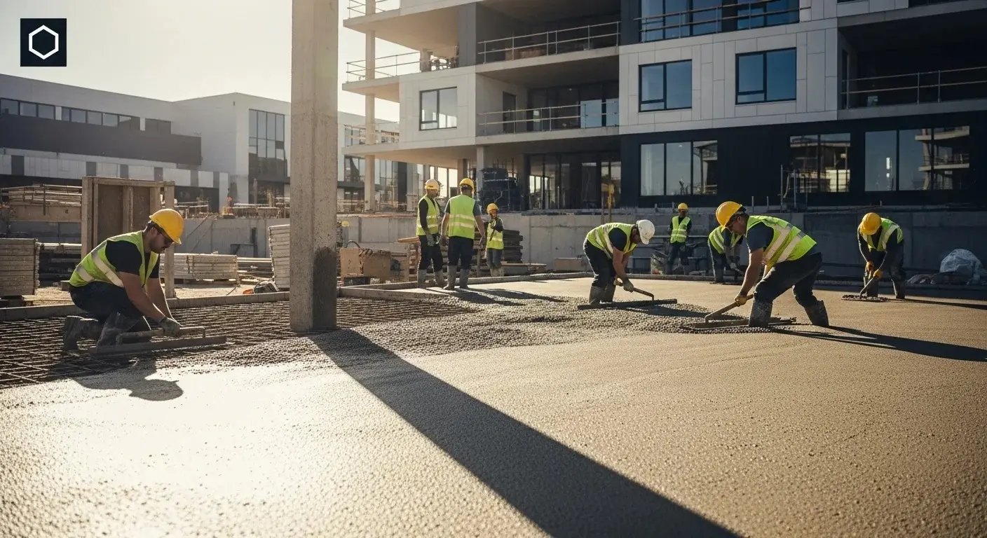 Bid estimate for concrete, rebar, vapor barrier, formwork for USA construction projects