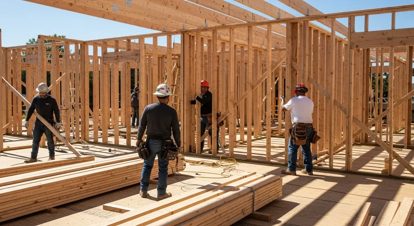 Residential lumber framing estimate