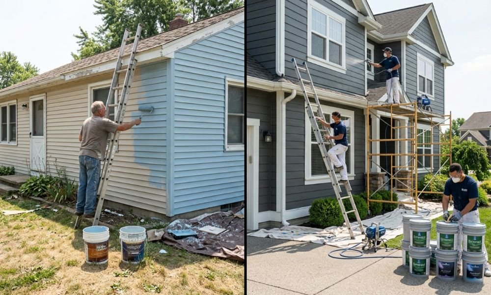 Average Exterior House Painting Cost in the U.S