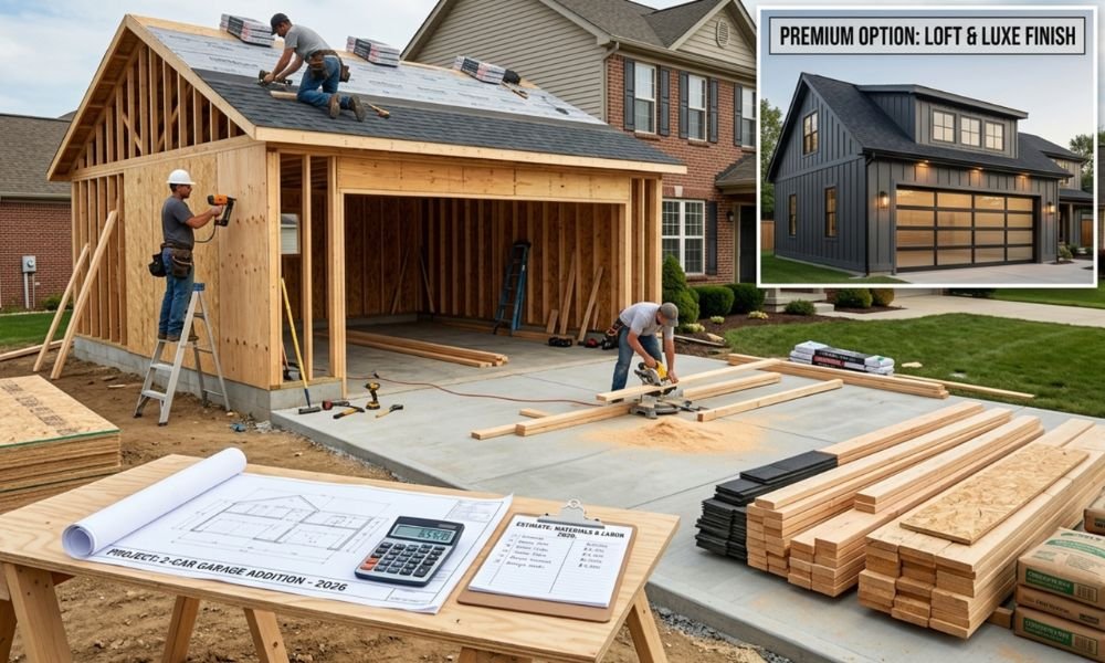Average Cost to Build a 2-Car Garage