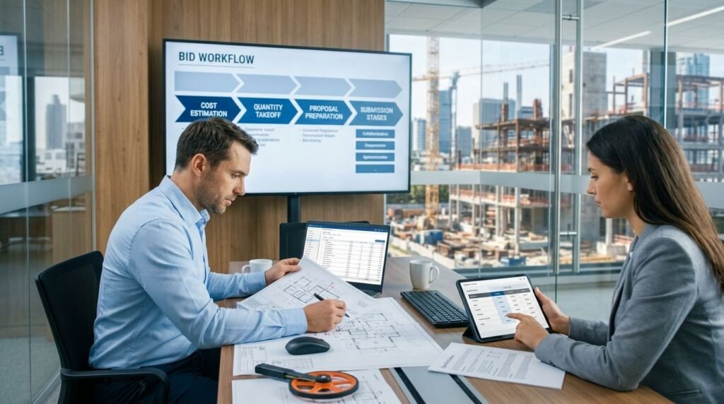 Material Takeoff Services Fit into the Bid Process