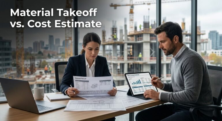 Material Takeoff vs. Cost Estimate