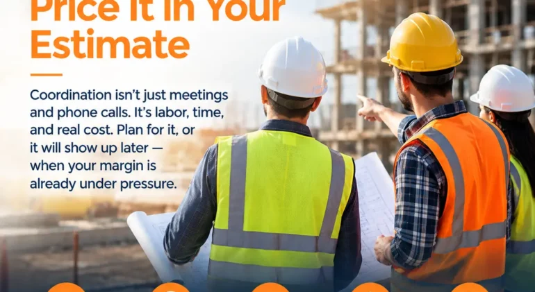 Field Coordination Costs Money: Price It in Your Estimate